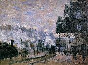 Claude Monet Saint-Lazare Station, the Western Region Goods Sheds oil painting reproduction